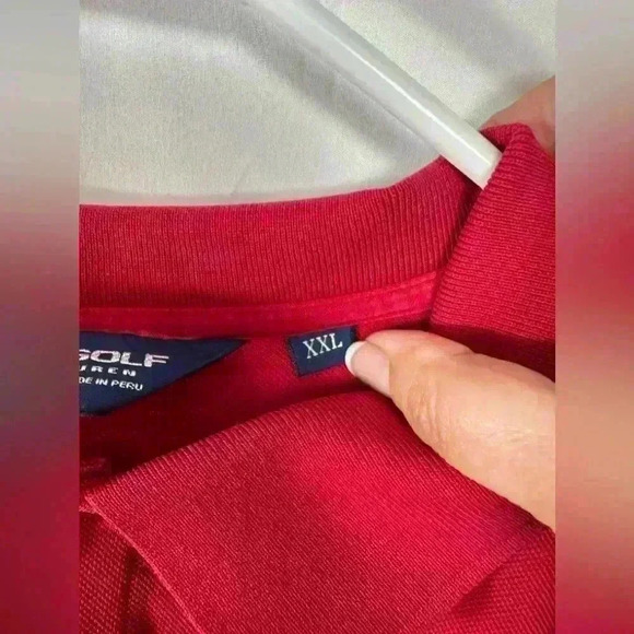 Polo by Ralph Lauren Pine Valley Logo Golf Polo Red (Size XXL) - Picture 4 of 9